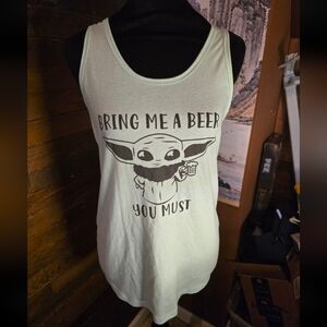Ideal T by Next Level L Bring Me a Beer You Must Baby Yoda Tank